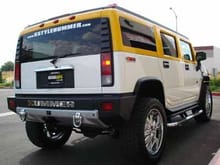 Yellow &amp; White Hummer H2 from G-Style 2