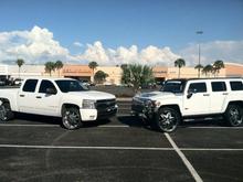 H3 and silverado