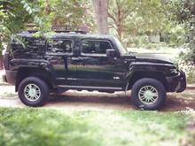 before black wheels - more to be added to roof rack