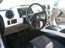 H2 Custom Louis Vuitton Interior