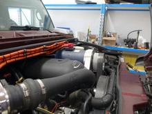 Overview of the primary drive motor for the hybrid system Drive motor is hooked up directly to the engine crankshaft