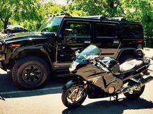 My 2006 Hummer and 2003 CBR1100XX.