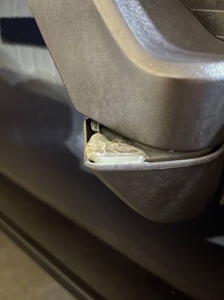 Passenger door window “fix” with epoxy
