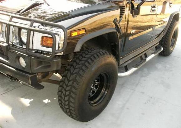 I sell these at 75.00 each if you guys are interested. The wider 16.5 x 9.75 Pro Comp Rock Crawler wheels give the tires an agressive look.