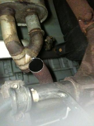 cut off tailpipe.