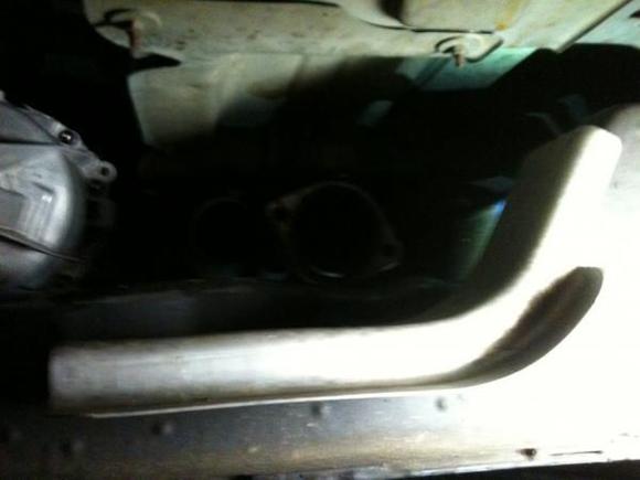exhaust removed