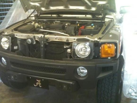 got the grill off