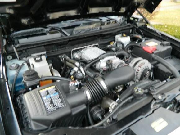 Supercharger installed