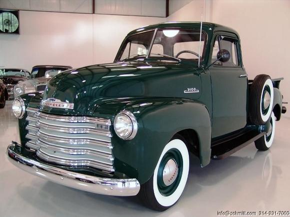 53 Chevy Green