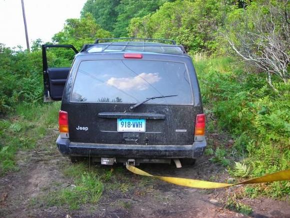 my savior... he's not even lifted, and has stocker tires ouch!