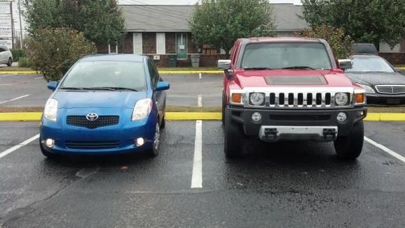 My wife's little car bless her heart.