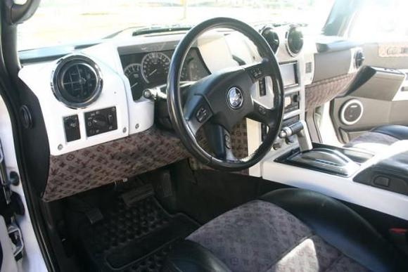 H2 Custom Louis Vuitton Interior