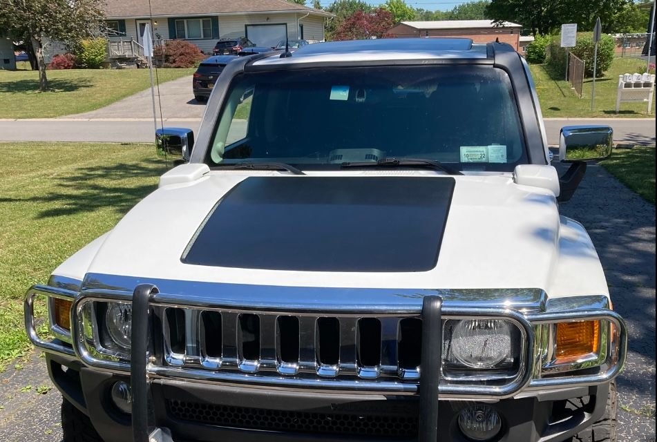 Hummer H3 5 Louvered Aluminum Bolton Louver Kit Hood, 58 OFF