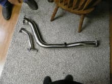 New goods arrived a few days ago. Perrin Uppipe and HKS Downpipe