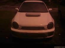front with sti hood scoop