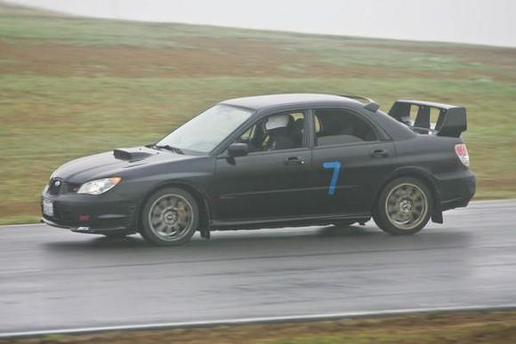 My buddy Alex driving my car in group B at Thunderhill on 1/2/09