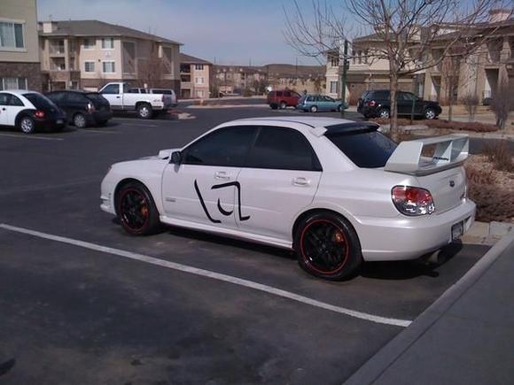 my STi with new Motegi 18" MR117