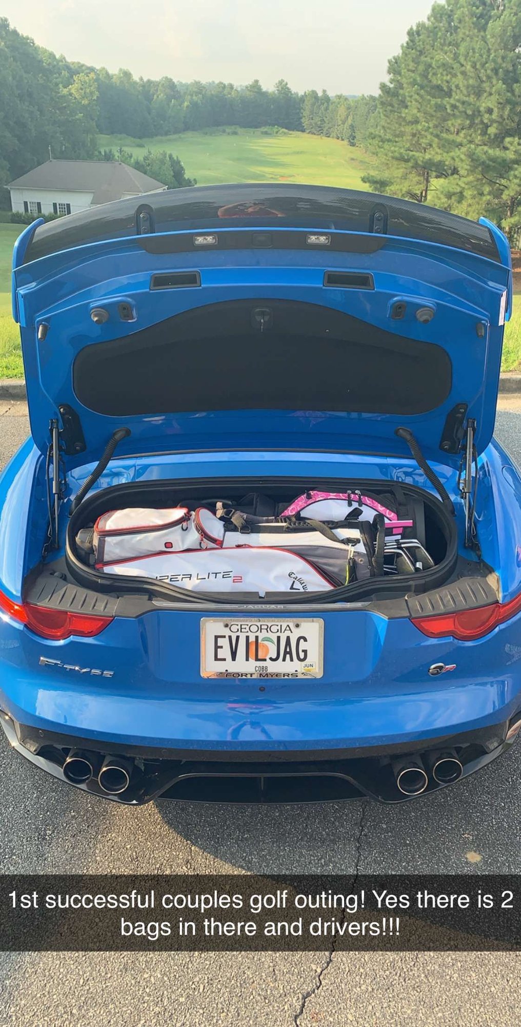 2017 Jaguar F-Type - 17 SVR Convertible $78k Ultra Blue - Used - VIN SAJWJ6K8XHMK42734 - 20,700 Miles - 8 cyl - 4WD - Automatic - Convertible - Blue - Atlanta, GA 30339, United States