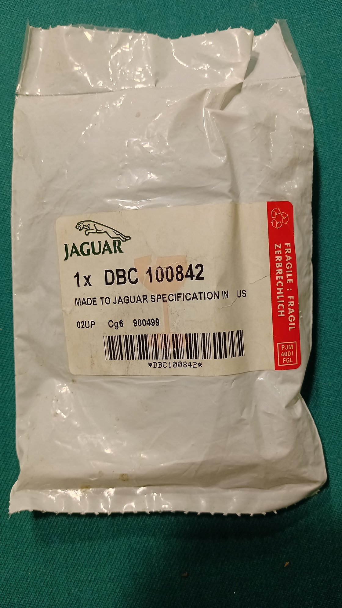 Accessories - KEYLESS ENTRY REMOTE TRANSMITTER DBC100842 Part #: DBC100842 - New - 1992 to 1994 Jaguar XJS - Saluda, NC 28773, United States