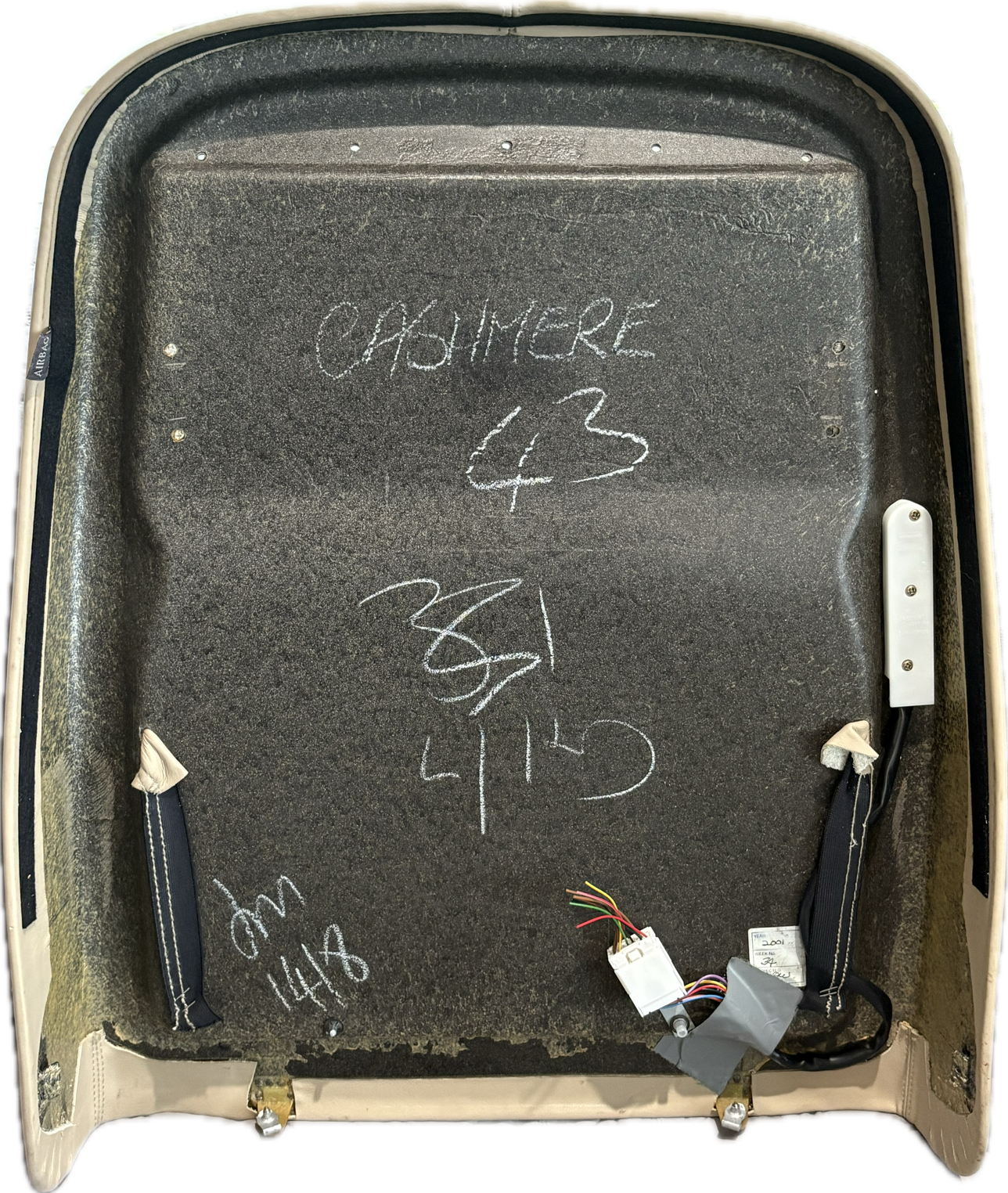 Interior/Upholstery - XJ8 X308 Left and Right Seat Backs for VDP or NON VDP's in Cashmere - Used - 1998 to 2003 Jaguar XJ8 - Tampa, FL 33707, United States