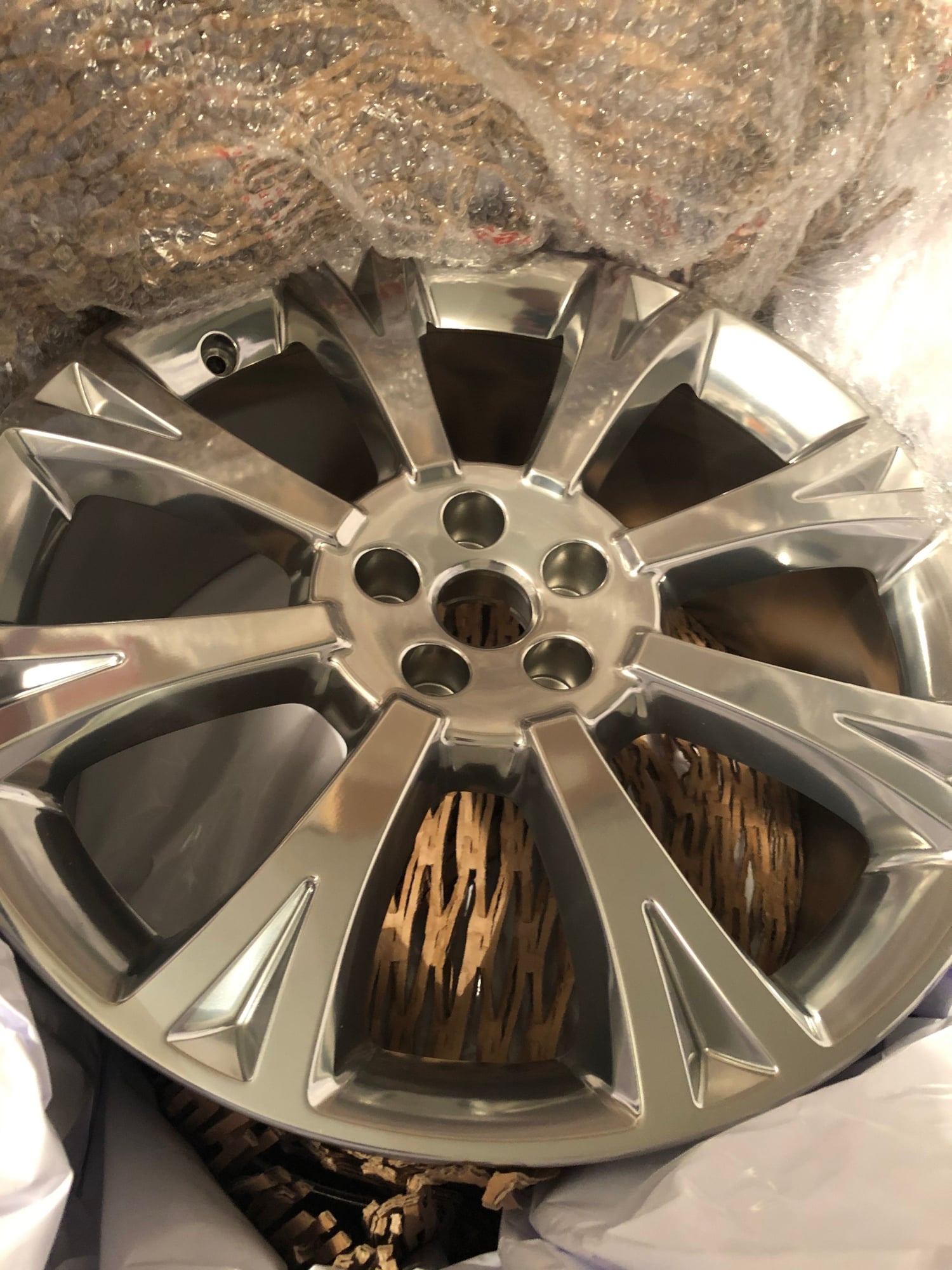 Wheels and Tires/Axles - New OEM Polished Aluminum Orona front wheel, for XJ or XK,  never installed - New - 2011 to 2019 Jaguar XJ - 2011 to 2014 Jaguar XK - Brooksville, FL 34602, United States
