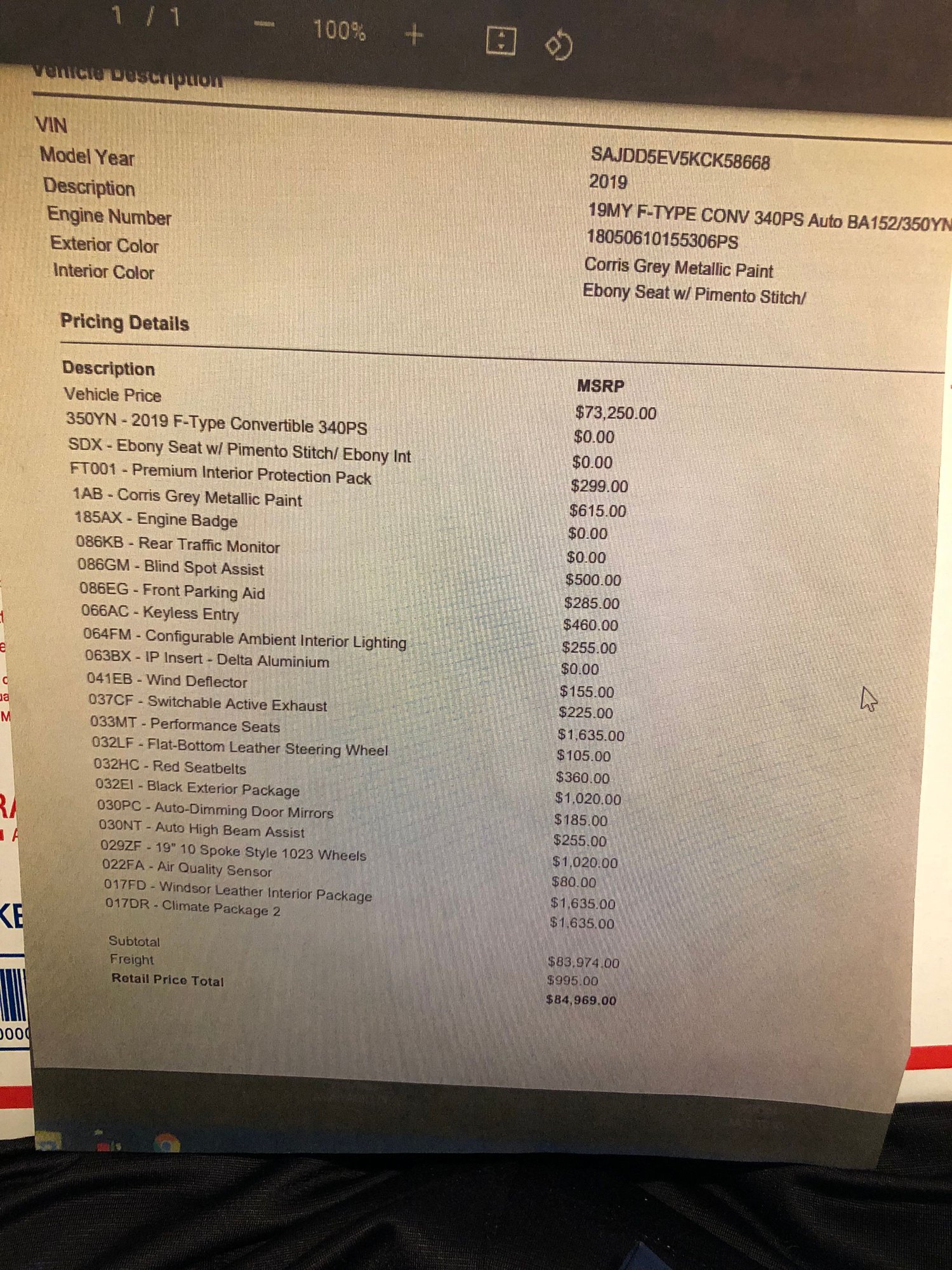 2019 Jaguar F-Type - For Sale 2019 Jaguar F Type Convertible - Used - VIN Sajdd5ev5kck58668 - 4,500 Miles - 6 cyl - 2WD - Automatic - Convertible - Gray - Hawthorne, NJ 07506, United States