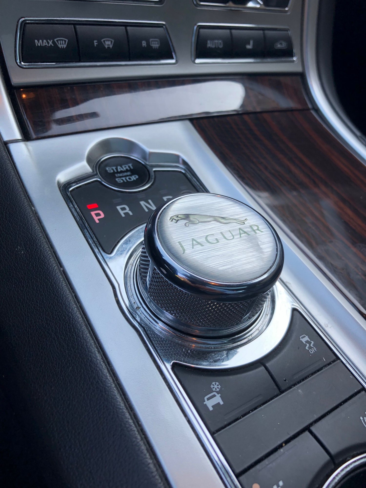 Interior/Upholstery - XJ rotary shift knob topper. - New - 2011 to 2019 Jaguar XJ - Old Saybrook, CT 06475, United States