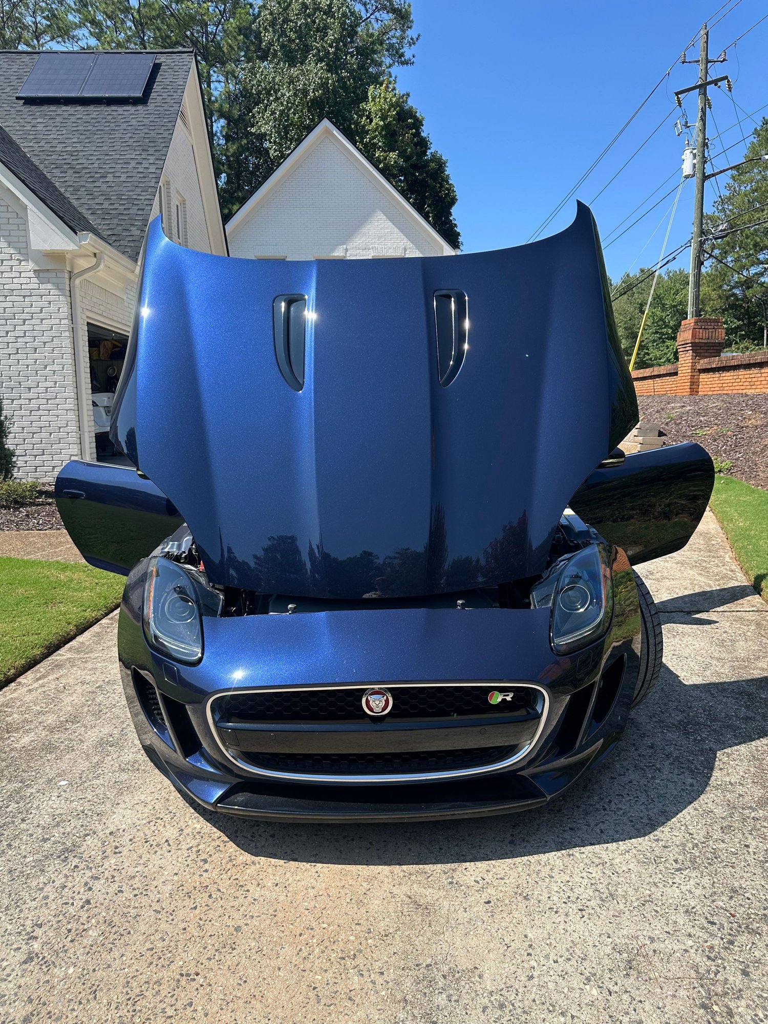 2015 Jaguar F-Type - FS: 2015 F-Type R with 38,100 miles - Used - VIN SAJWA6DA5FMK13462 - 8 cyl - 2WD - Automatic - Coupe - Blue - Alpharetta, GA 30022, United States