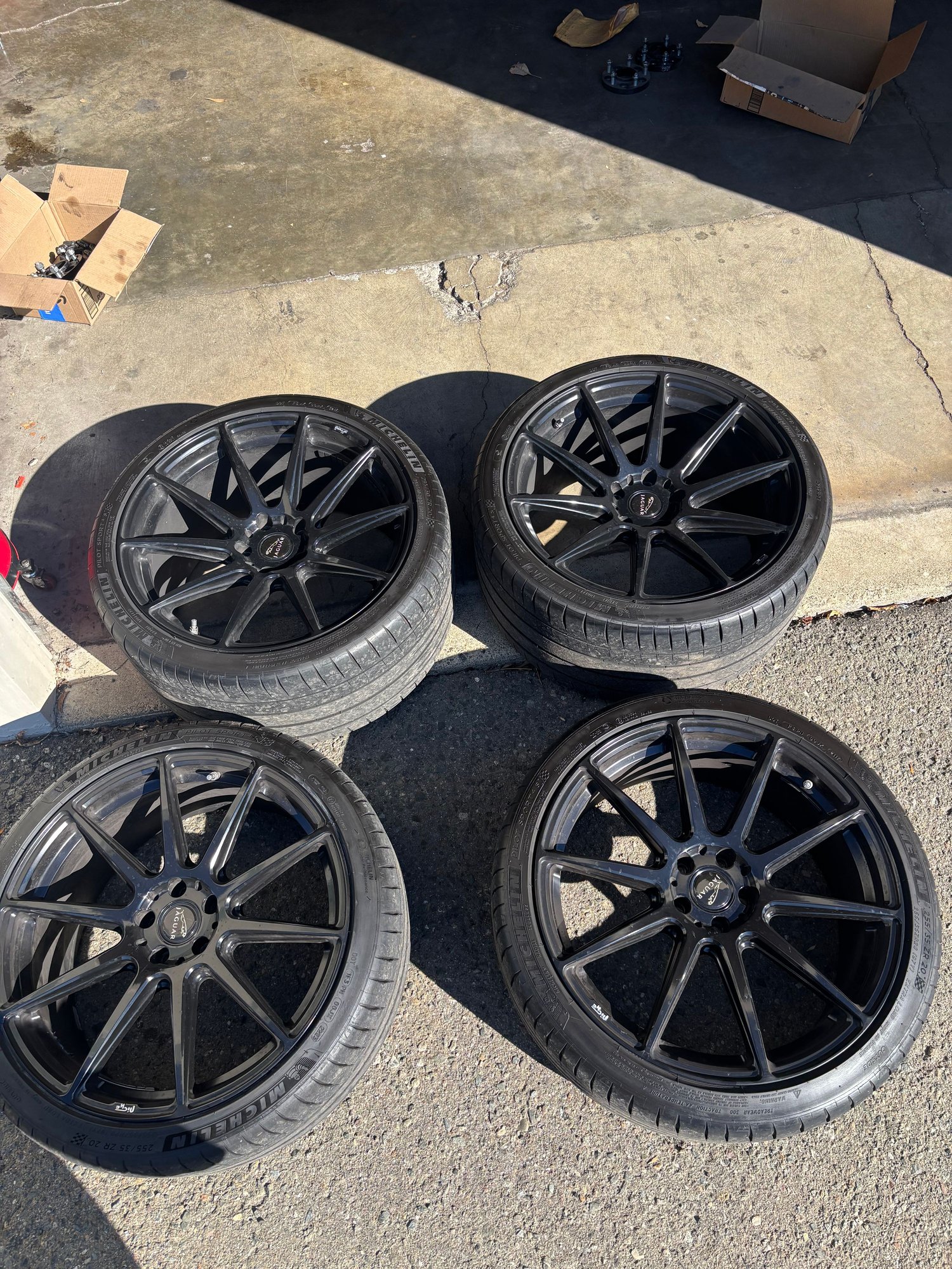 Wheels and Tires/Axles - 20" Niche Essen Jaguar F Type Wheels with good condition Michelin... - Used - 2013 to 2024 Jaguar F-Type - Union City, CA 94587, United States
