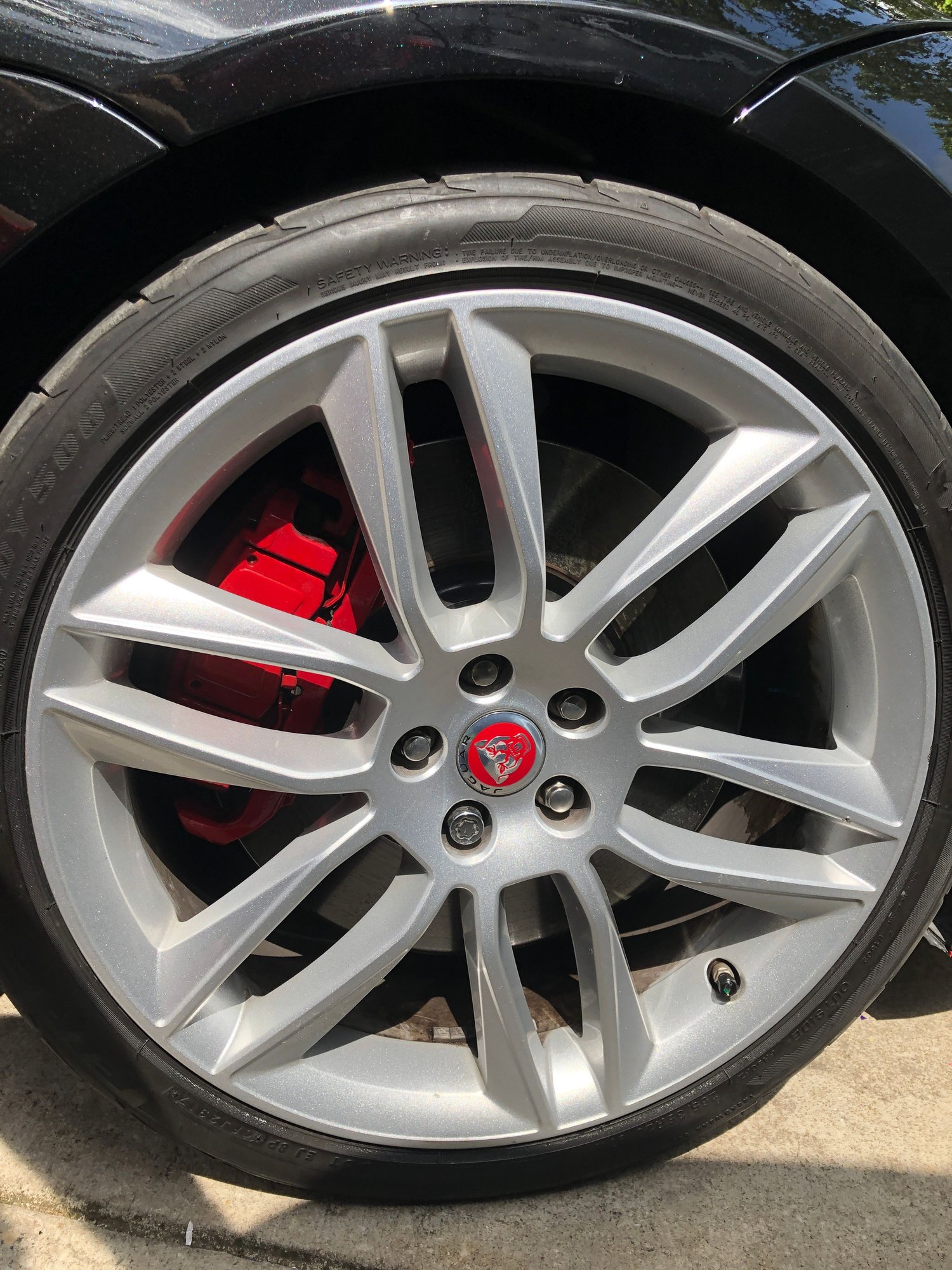 Wheels and Tires/Axles - OEM Silver F Type R Gyrodynes (20x9 et55, 20x10.5 et38) + TPMS - Used - 2014 to 2020 Jaguar F-Type - San Antonio, TX 78154, United States