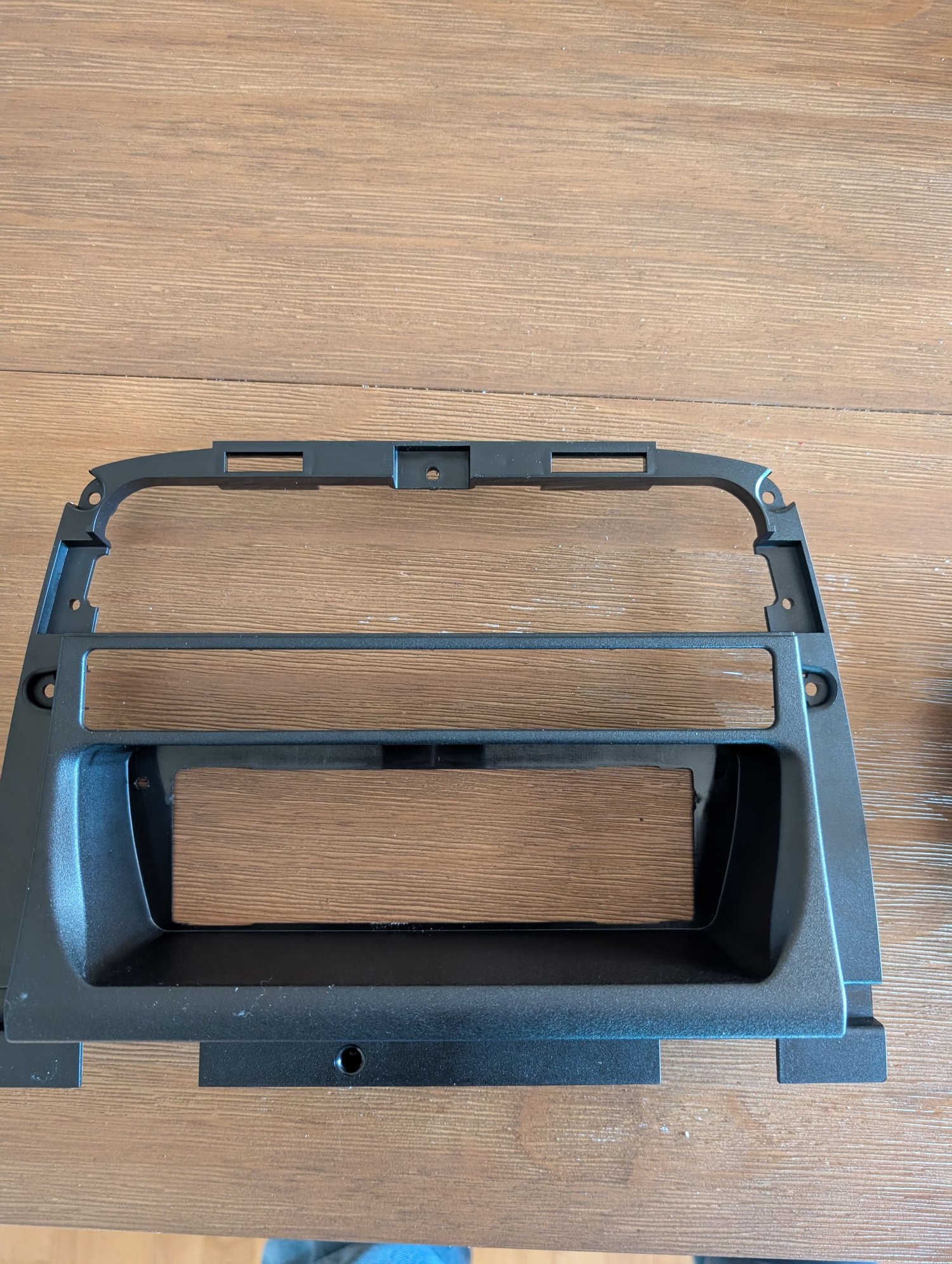 New trim - has diff profile where stereo sits