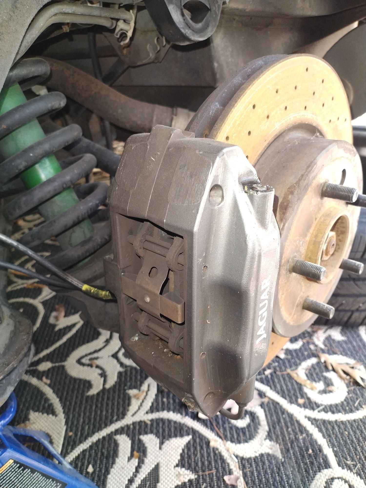 Gentle persuasion worked on these retaining pins