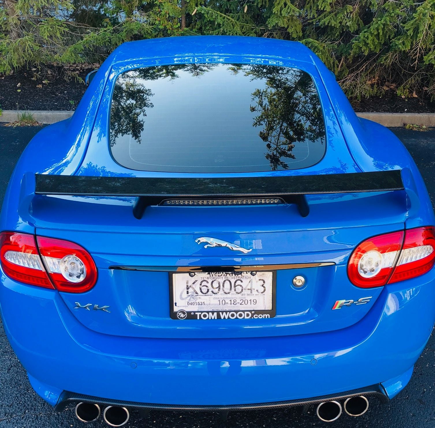 2013 Jaguar XKR-S - 2013 XKR-S Rear Wing - Exterior Body Parts - $3,200 - Fishers, IN 46037, United States