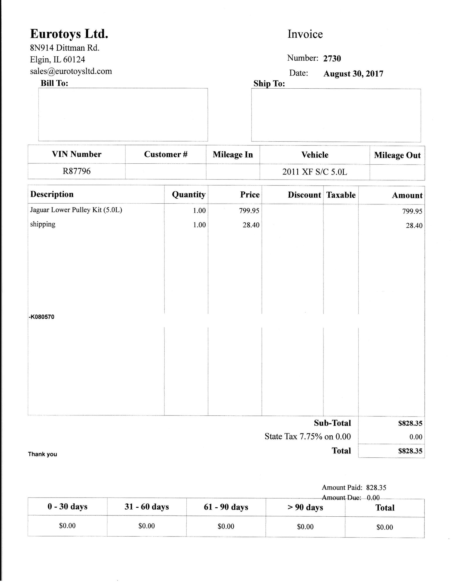 Engine - Power Adders - Eurotoys Crankshaft pulley with belt and idler pulley - New - 2010 to 2015 Jaguar XF - 2010 to 2015 Jaguar XFR - Orlando, FL 32819, United States
