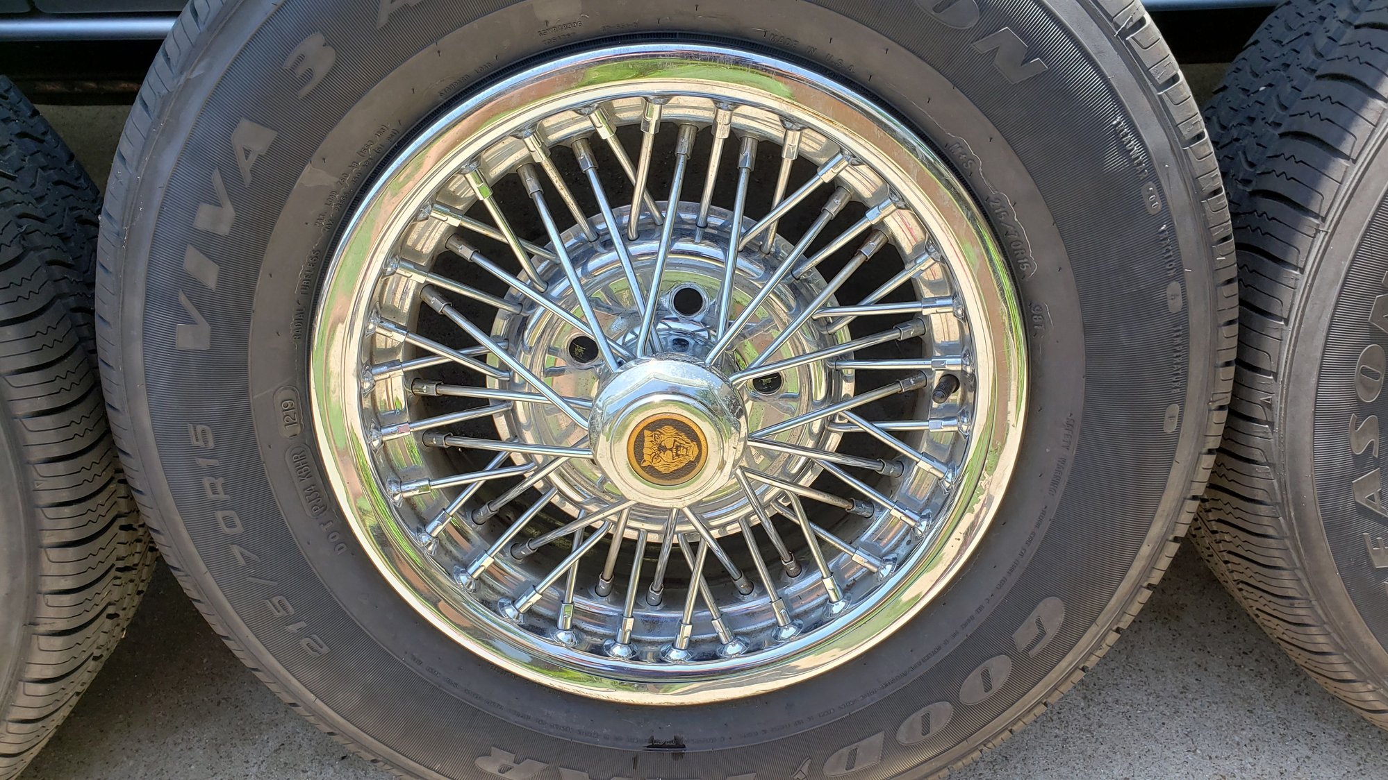 Wheels and Tires/Axles - Tru-Spoke Wheels and Tires - Used - 1976 to 1996 Jaguar XJS - Arlington, TX 76016, United States