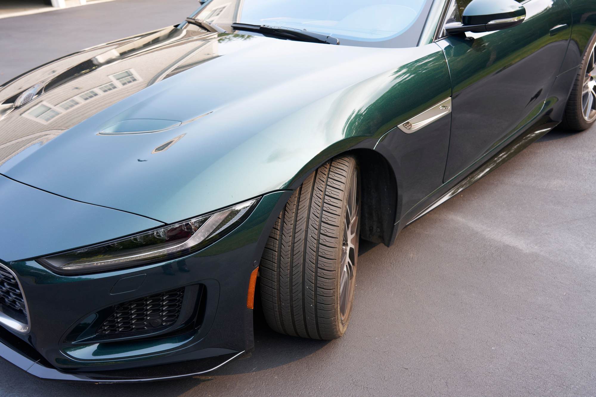 2021 Jaguar F-Type - 2021 British Racing Green P380 R-Dynamic Convertible AWD with Warranty - Used - VIN SAJD85FV1MCK73710 - 21,660 Miles - 6 cyl - AWD - Automatic - Convertible - Other - Scituate, MA 02066, United States