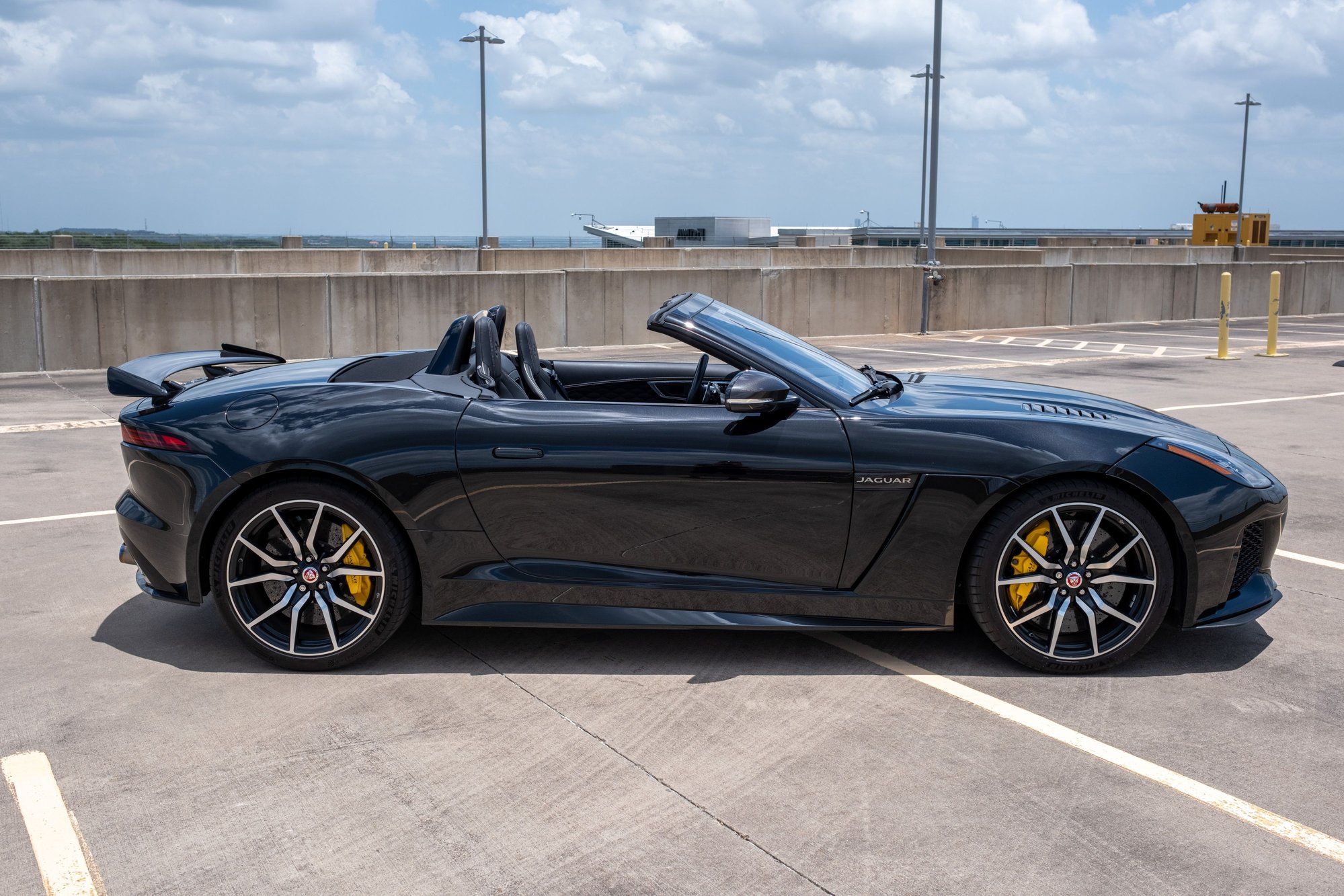 2020 Jaguar F-Type - 2020 F Type SVR Convertible Black exterior, Black interior, CCB, Carbon Fiber Package - Used - VIN SAJDZ5FE5LCK63399 - 12,500 Miles - 8 cyl - AWD - Automatic - Convertible - Black - Austin, TX 78735, United States