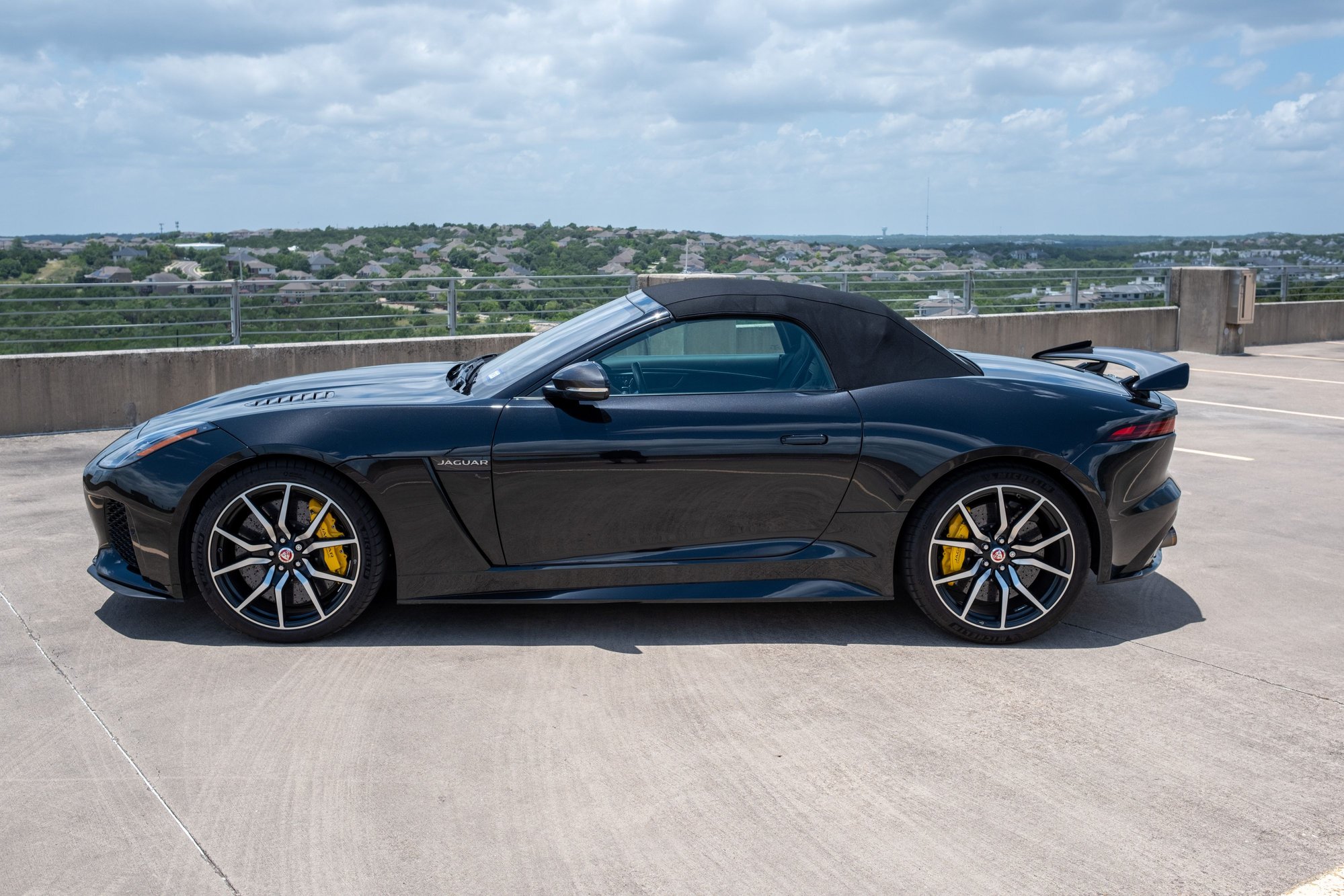 2020 Jaguar F-Type - 2020 F Type SVR Convertible Black exterior, Black interior, CCB, Carbon Fiber Package - Used - VIN SAJDZ5FE5LCK63399 - 12,500 Miles - 8 cyl - AWD - Automatic - Convertible - Black - Austin, TX 78735, United States