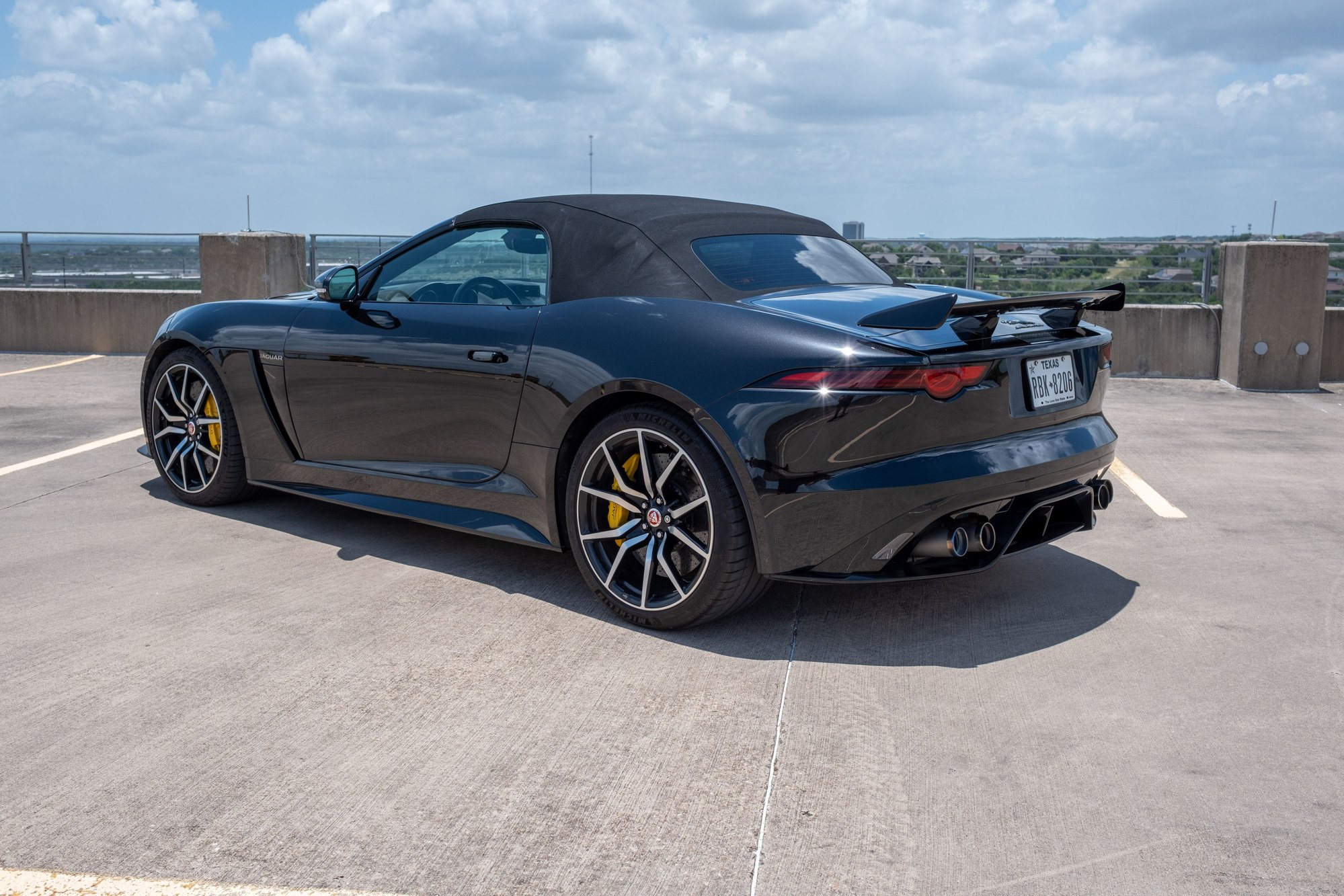 2020 Jaguar F-Type - 2020 F Type SVR Convertible Black exterior, Black interior, CCB, Carbon Fiber Package - Used - VIN SAJDZ5FE5LCK63399 - 12,500 Miles - 8 cyl - AWD - Automatic - Convertible - Black - Austin, TX 78735, United States