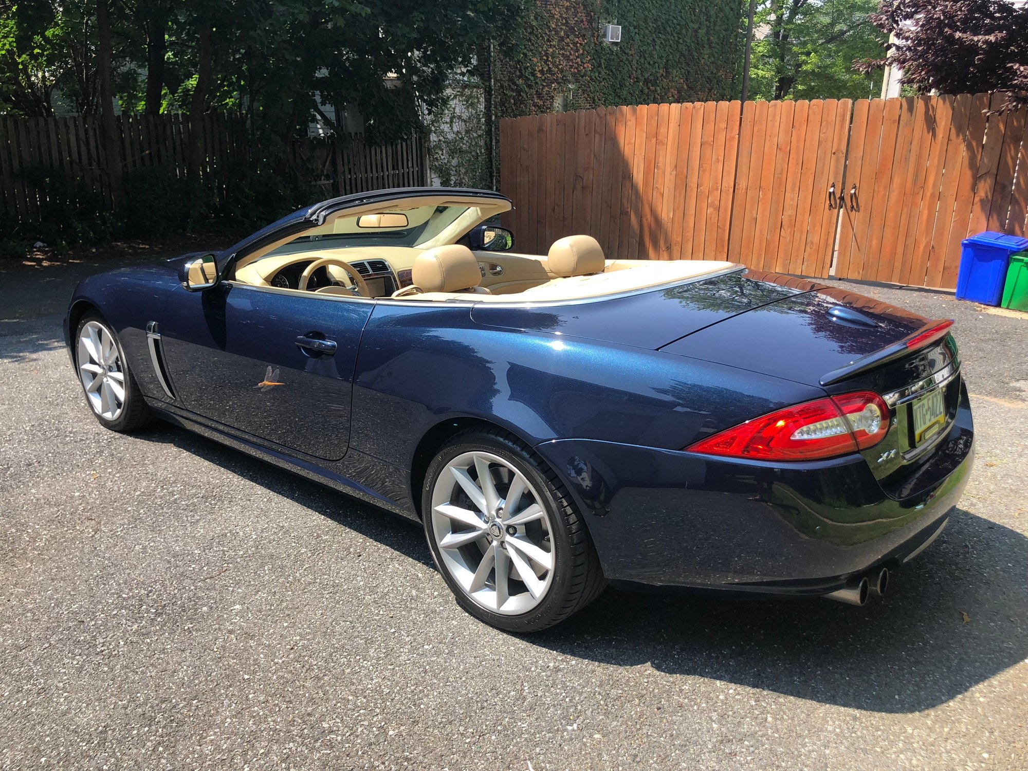 2010 Jaguar XKR - 2010 XKR Vert Blue/Tan. Baby on the way so it's gotta move! - Used - VIN SAJWA4EC2AMB38641 - 46,000 Miles - 8 cyl - 2WD - Automatic - Convertible - Blue - Bethlehem, PA 18018, United States