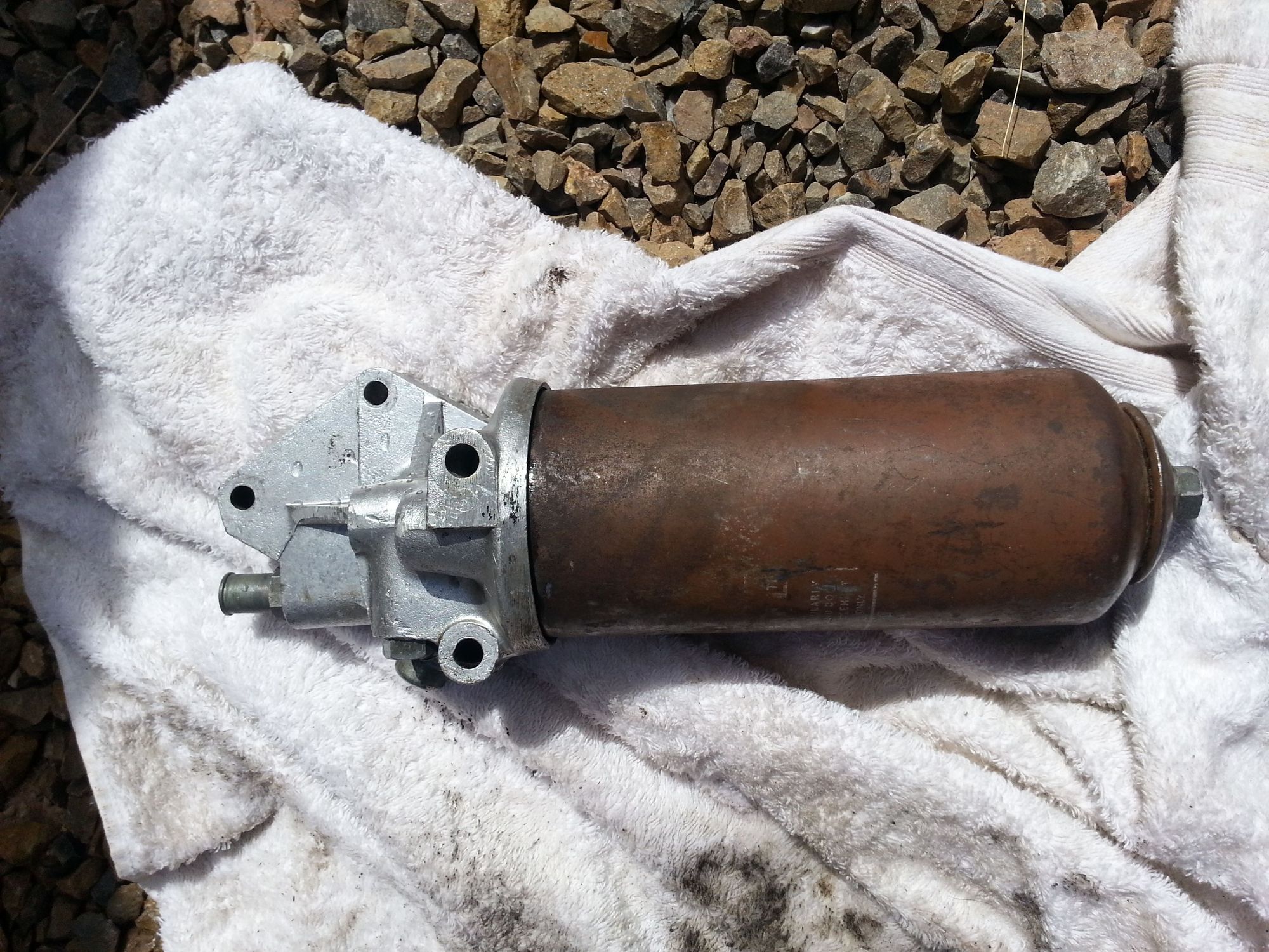 What is this oil filter housing from Jaguar Forums Jaguar