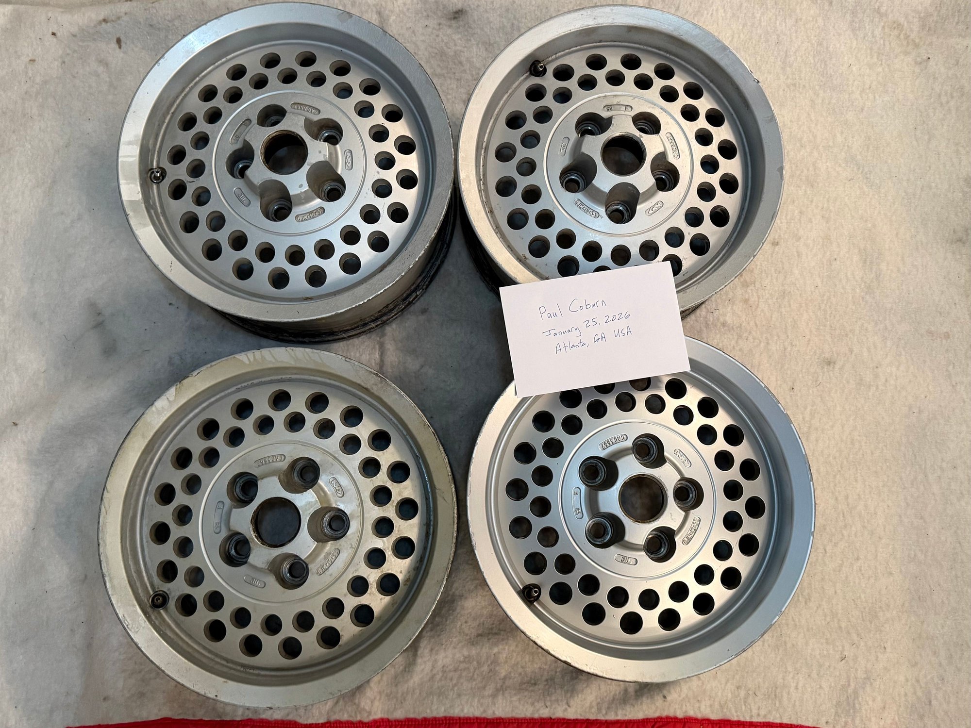 Wheels and Tires/Axles - Set of 4 Pepperpot Wheels 15"x6"; ET33  par no. CAC5667 - Used - -1 to 2027  All Models - -1 to 2027  All Models - -1 to 2027  All Models - Atlanta, GA 30319, United States