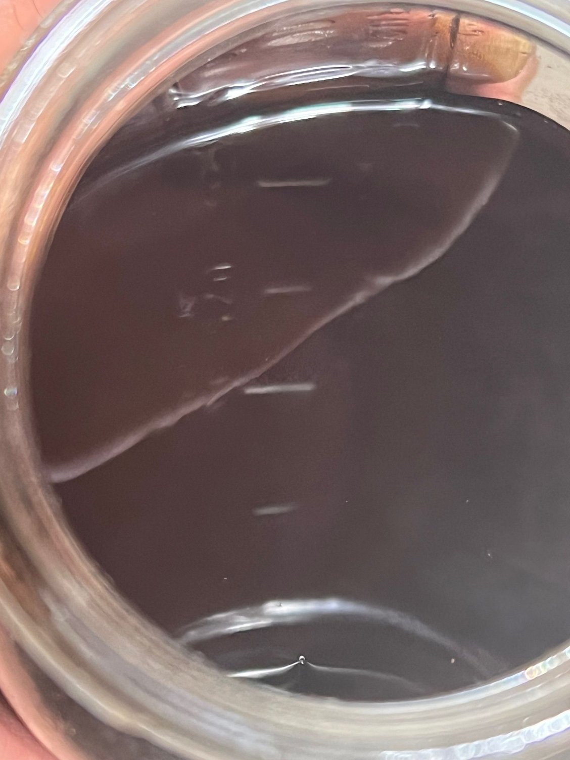 Doesn't look like any coolant in transmission fluid.