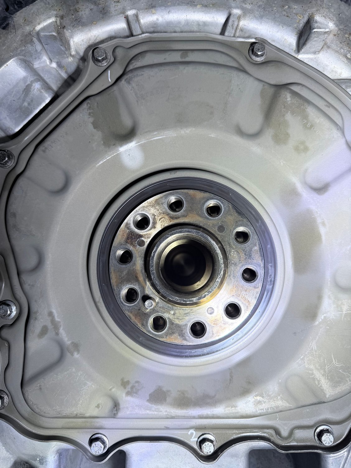 AJ126 rear main seal barely or not touching