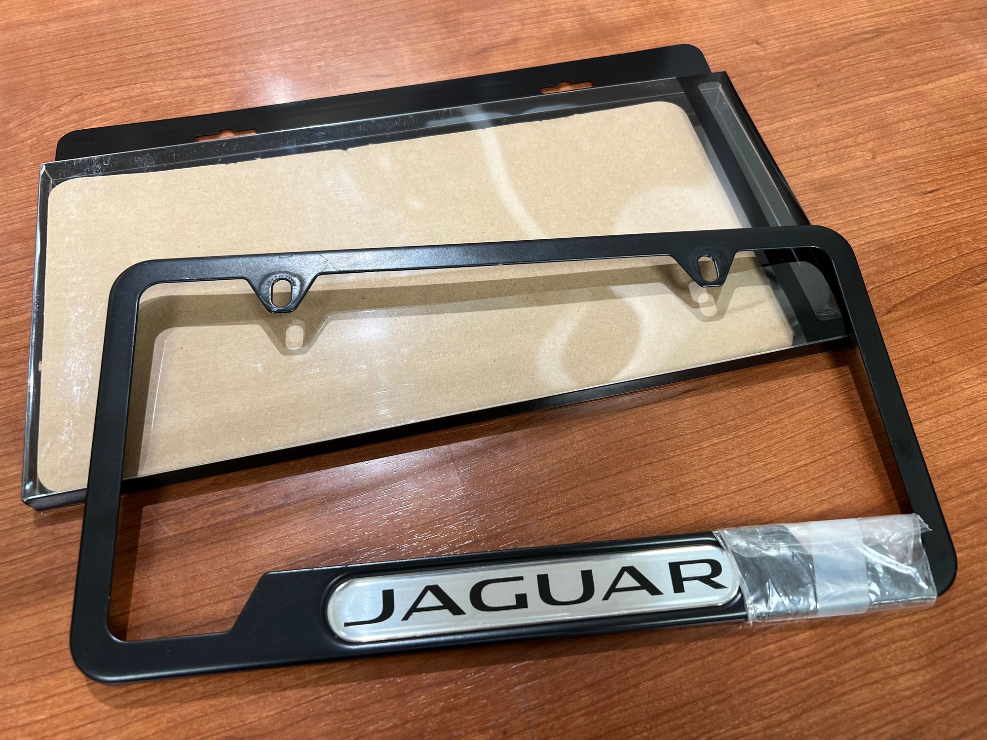 Accessories - Black Jaguar license plate frame - Used - 0  All Models - Louisville, KY 40207, United States