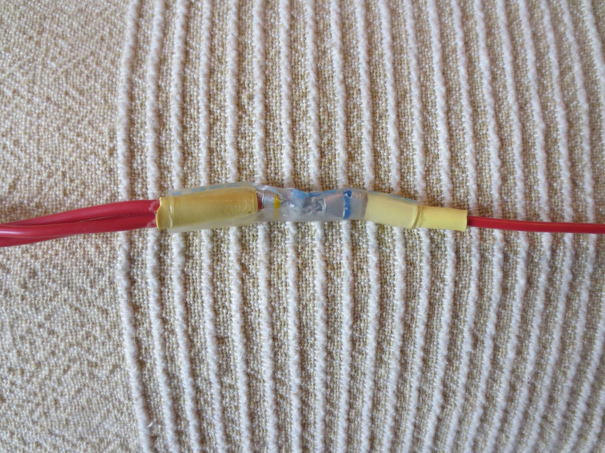 Crimped and shrunk