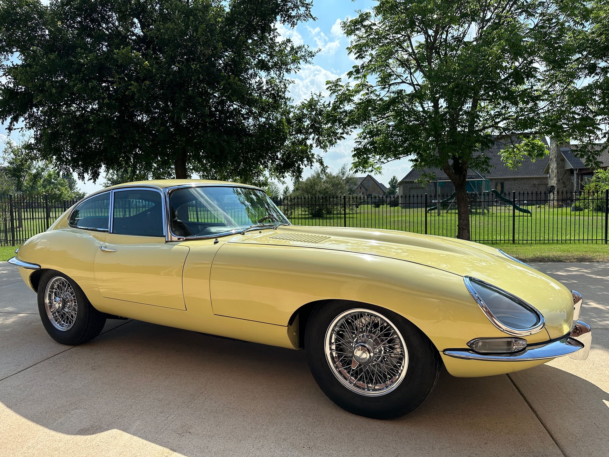 1967 Jaguar XKE - 1967 Jaguar E-Type - Series 1 Coupe - 5-Speed, Rebuilt Engine, Power Steering - Used - VIN 1E33329---------- - 78,600 Miles - 6 cyl - 2WD - Manual - Coupe - Yellow - Lucas, TX 75002, United States