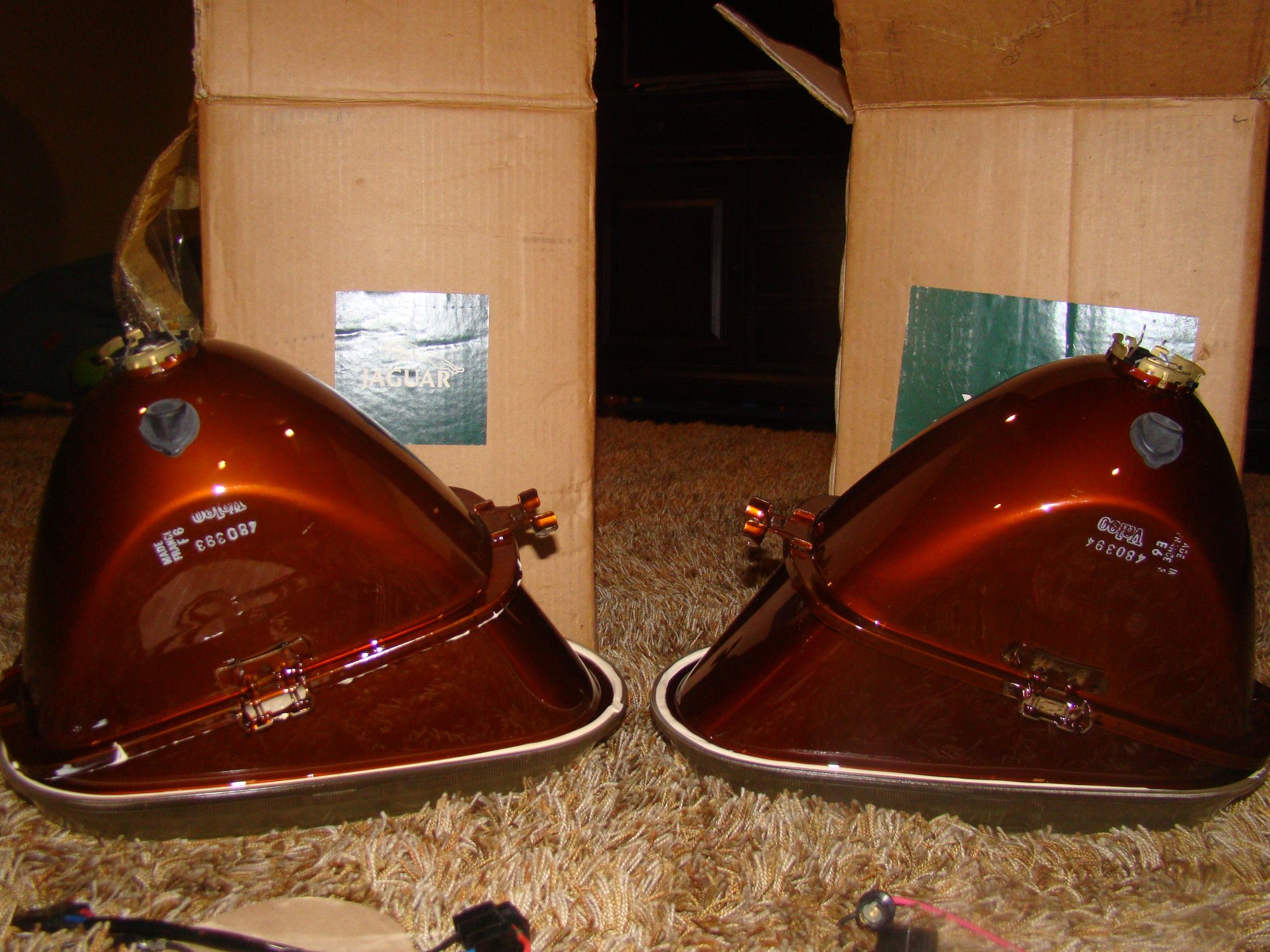 Lights - New in original box OEM Jaguar XJS headlight assembly PAIR - New - 1982 to 1991 Jaguar XJS - Groves, TX 77619, United States