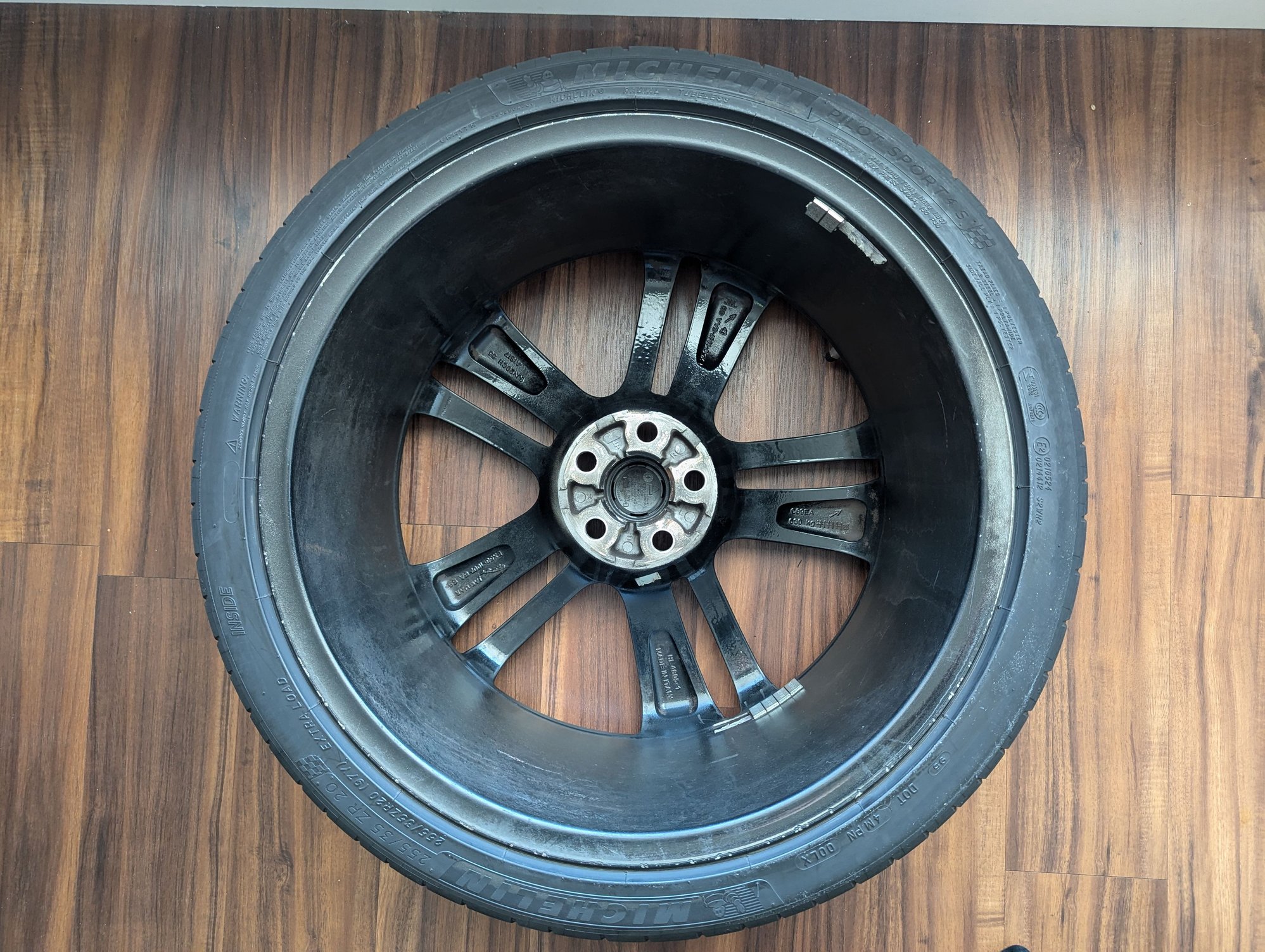Wheels and Tires/Axles - A set of black 20" Cyclone wheels (with Michelin PS4S tires) - Used - 2014 to 2025 Jaguar F-Type - San Jose, CA 95134, United States
