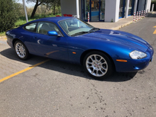 Proud co-owner of this beautiful 1999 XKR Coupé in Antigua Blue. 